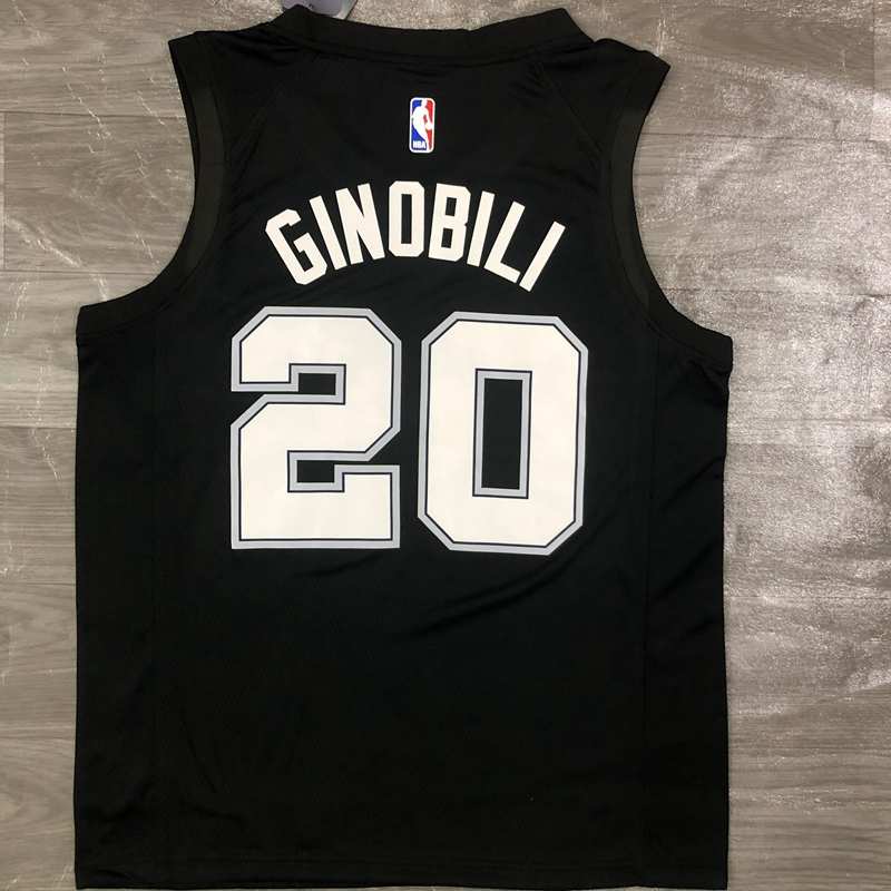 San Antonio Spurs 20/21 Black City Basketball Jersey (Hot Press)