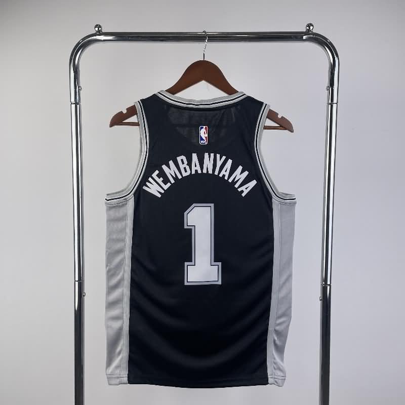 San Antonio Spurs 22/23 Black Basketball Jersey (Hot Press)