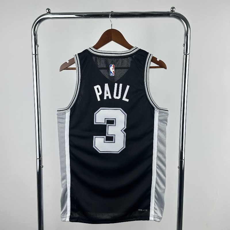 San Antonio Spurs 22/23 Black Basketball Jersey (Hot Press)