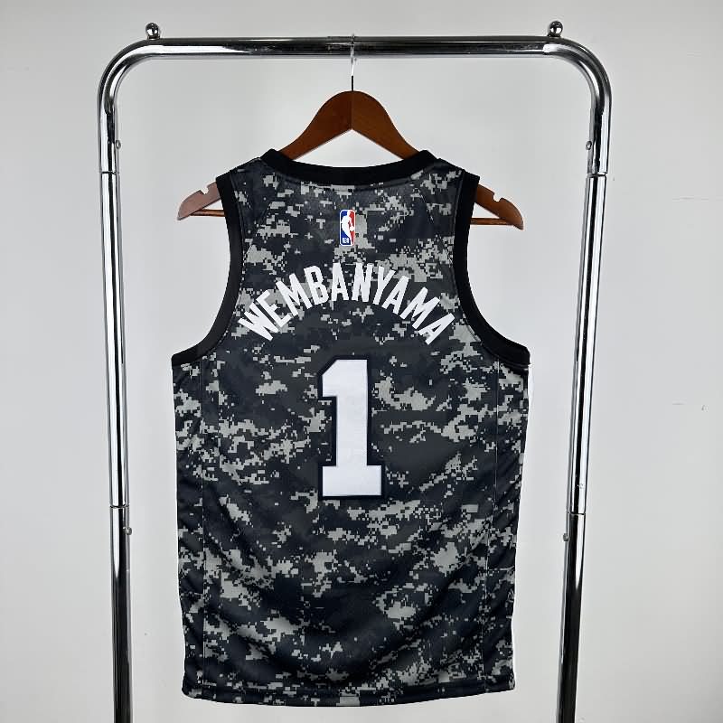 San Antonio Spurs Camouflage Basketball Jersey (Hot Press)