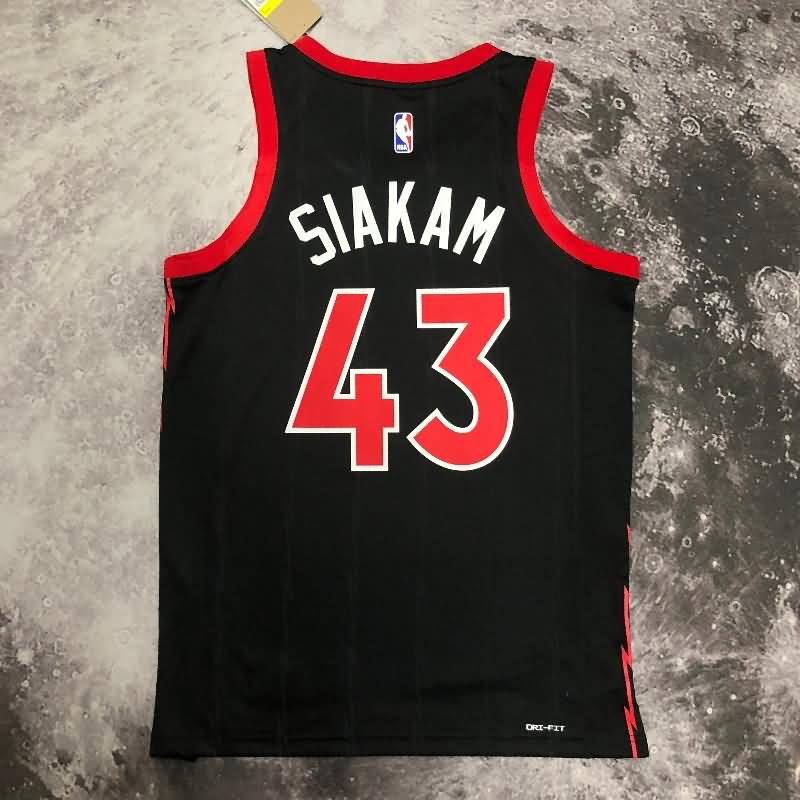 Toronto Raptors 22/23 Black AJ Basketball Jersey (Hot Press)