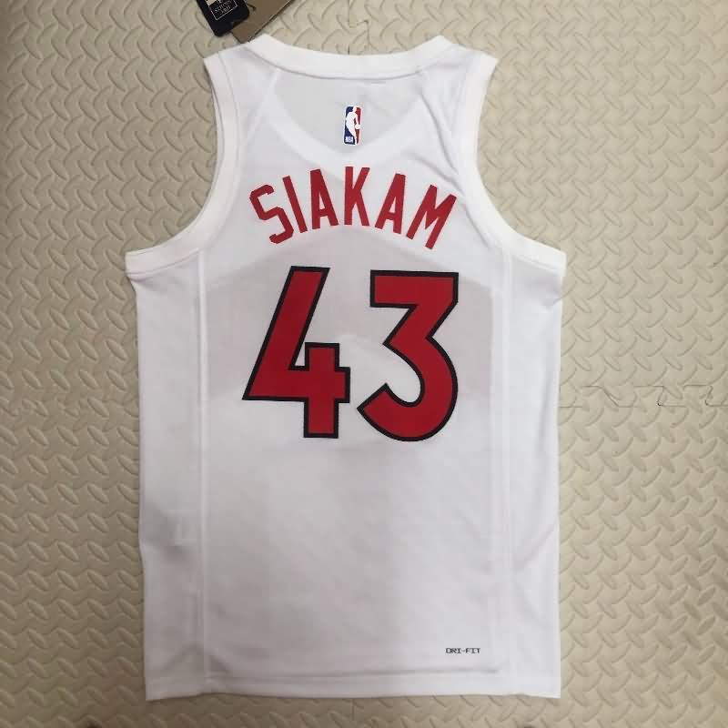 Toronto Raptors 22/23 White Basketball Jersey (Hot Press)