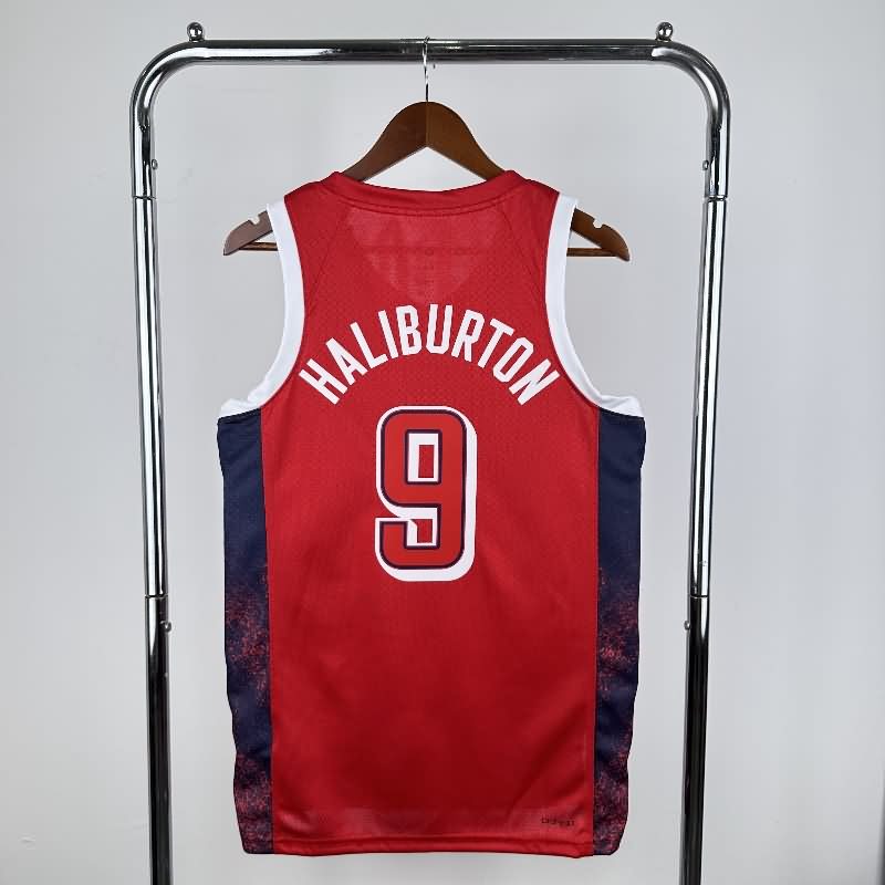 USA 2024 Red Basketball Jersey (Hot Press)