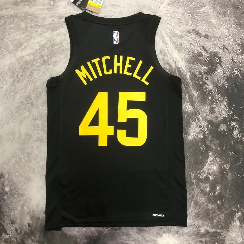 Utah Jazz 22/23 Black AJ Basketball Jersey (Hot Press)