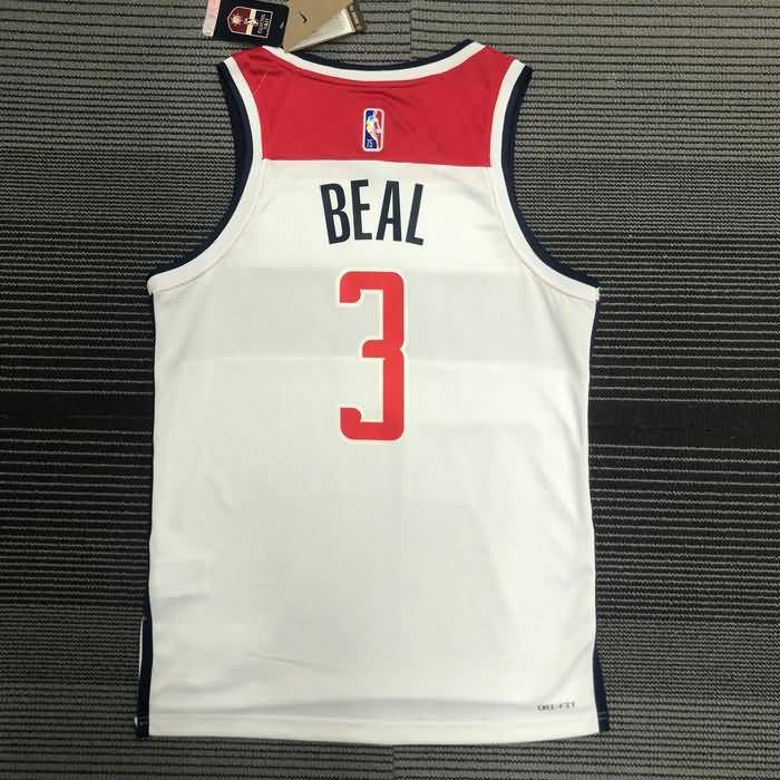 Washington Wizards 21/22 White Basketball Jersey (Hot Press)