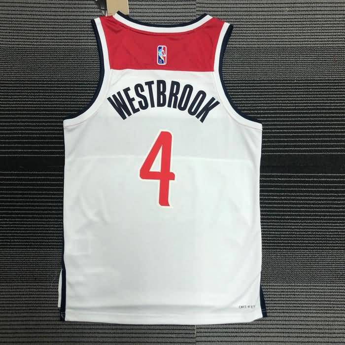 Washington Wizards 21/22 White Basketball Jersey (Hot Press)