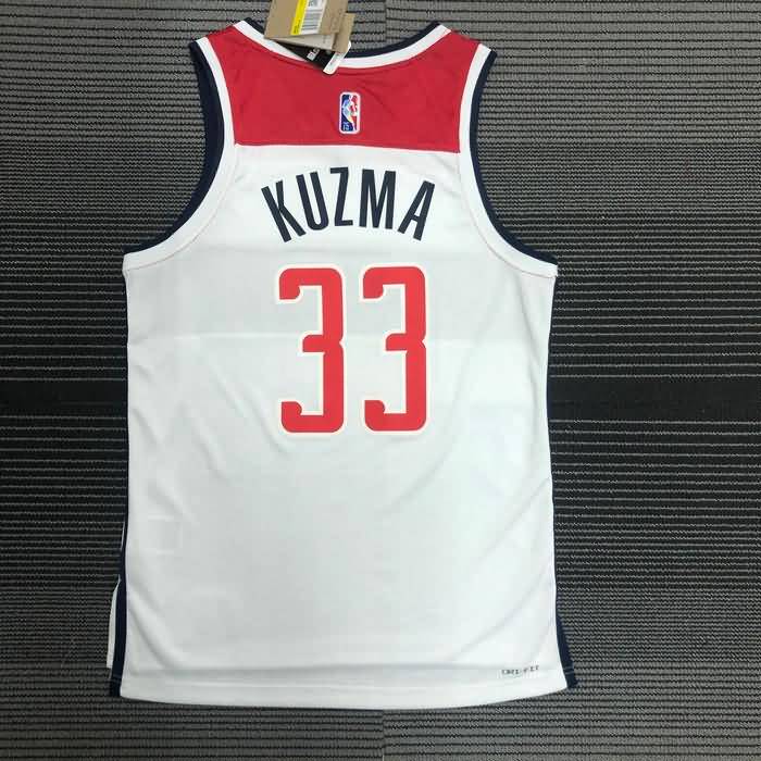 Washington Wizards 21/22 White Basketball Jersey (Hot Press)