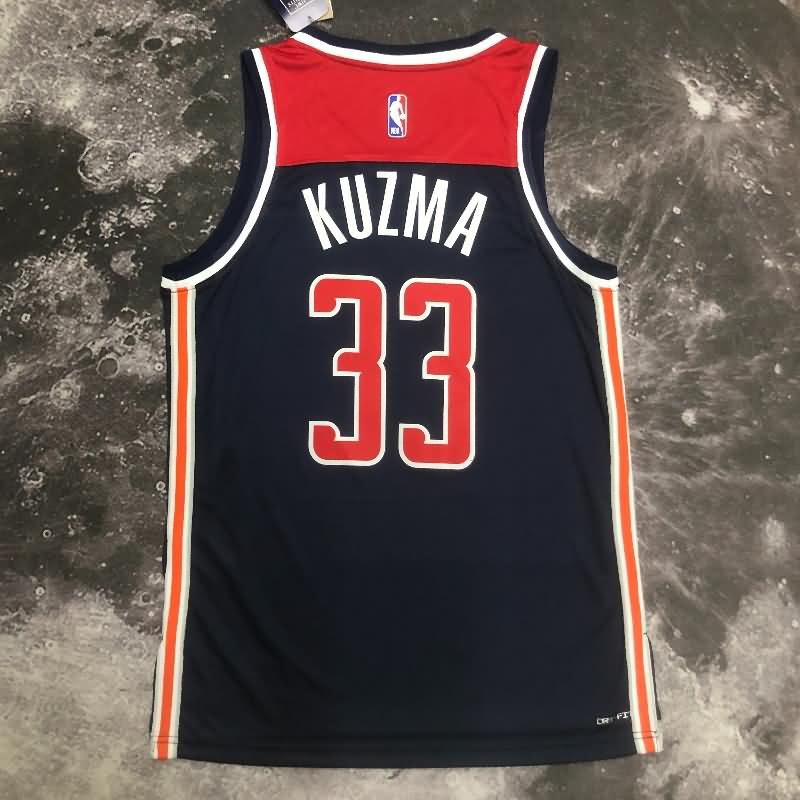 Washington Wizards 22/23 Black AJ Basketball Jersey (Hot Press)