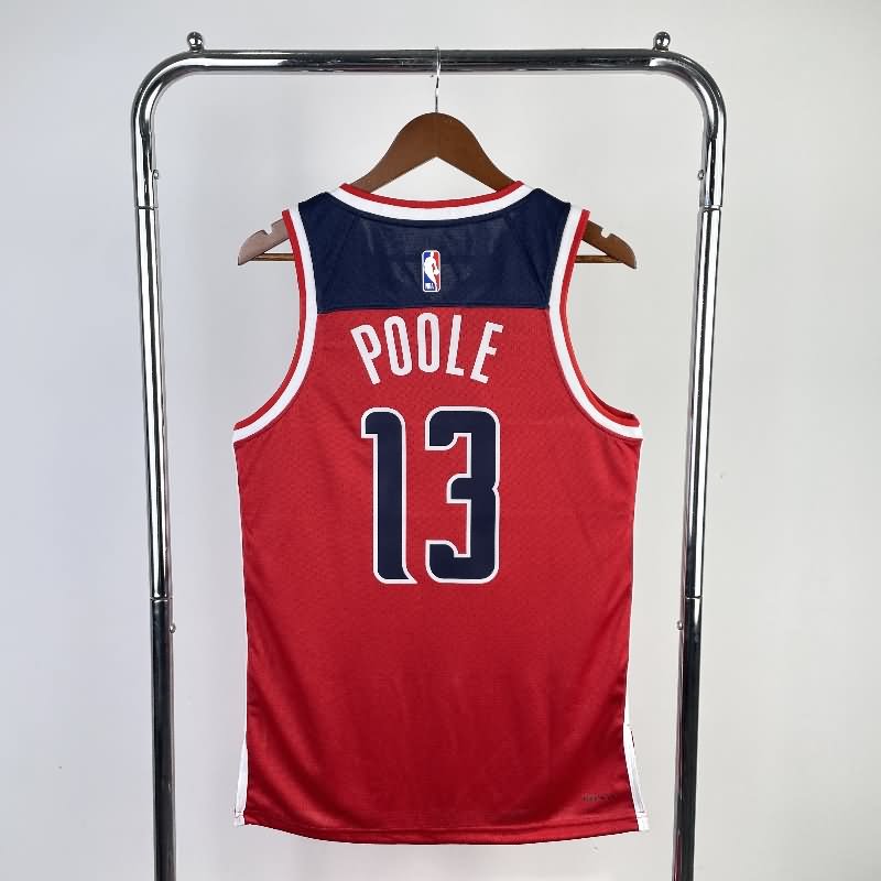 Washington Wizards 22/23 Red Basketball Jersey (Hot Press)