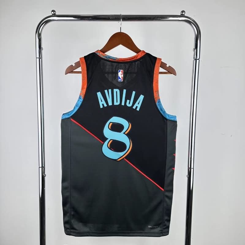 Washington Wizards 23/24 Black City Basketball Jersey (Hot Press)