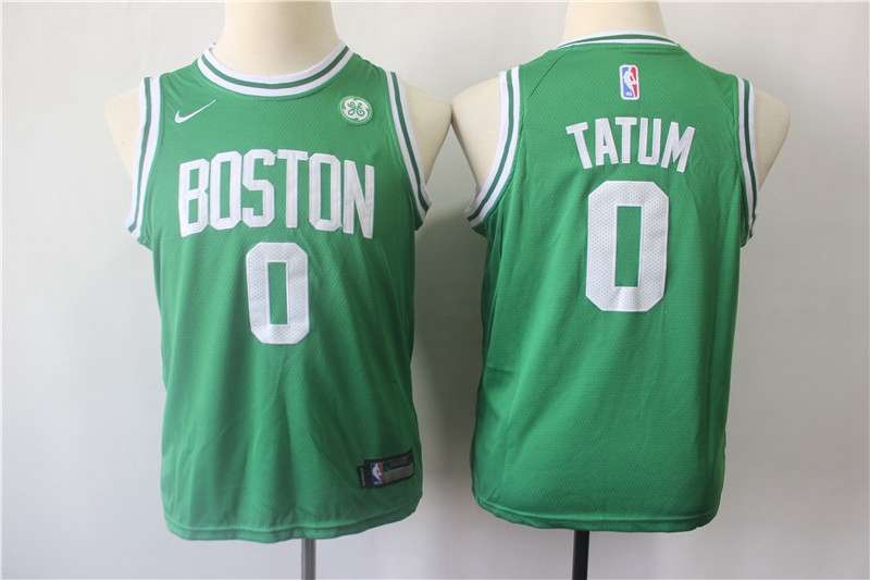 Boston Celtics #0 TATUM Green Youth Basketball Jersey (Stitched)