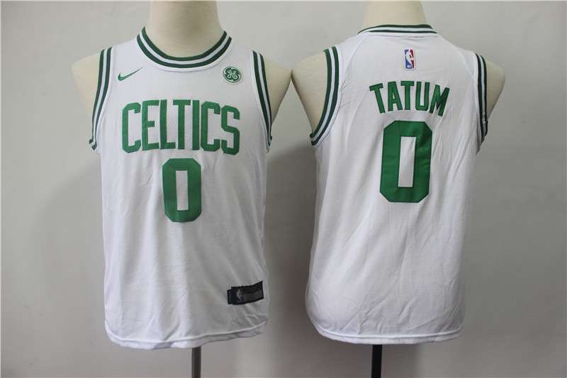 Boston Celtics #0 TATUM White Youth Basketball Jersey (Stitched)