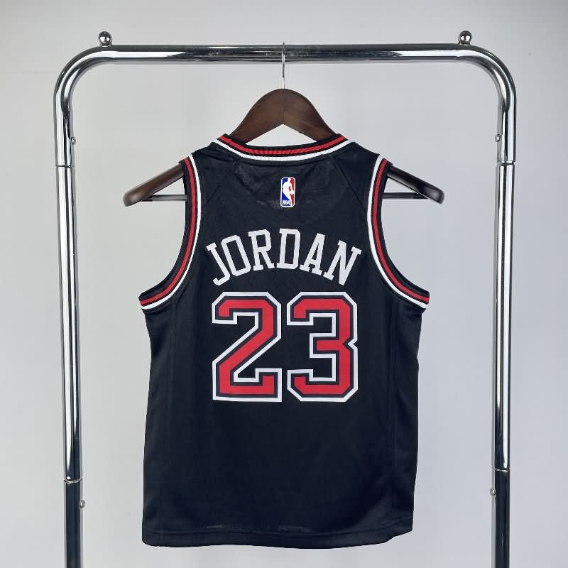 Chicago Bulls 22/23 Black Youth NBA Jersey (Hot Press)