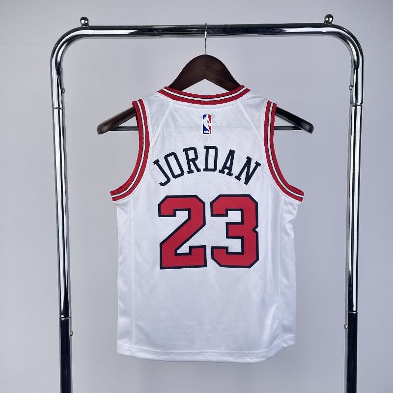 Chicago Bulls 22/23 White Youth NBA Jersey (Hot Press)