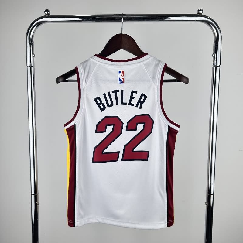 Miami Heat Black White Youth NBA Jersey (Hot Press)