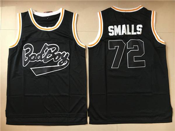 Movie #72 SMALLS Black Basketball Jersey (Stitched)