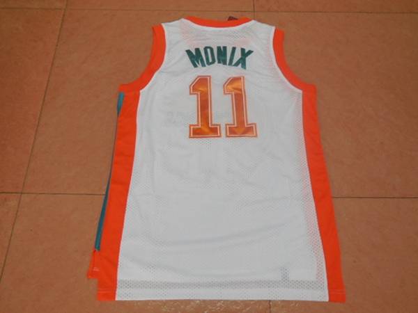 Movie #11 MONIX White Basketball Jersey (Stitched)