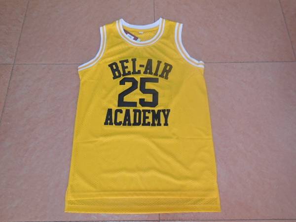 Movie #25 BANKS Yellow Basketball Jersey (Stitched)