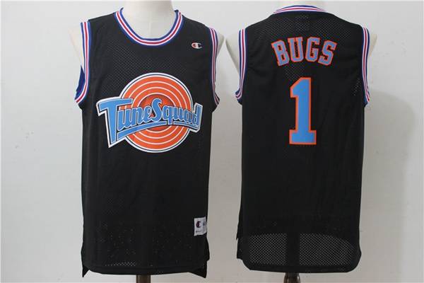 Movie Jam BUGS Space Black Basketball Jersey (Stitched)