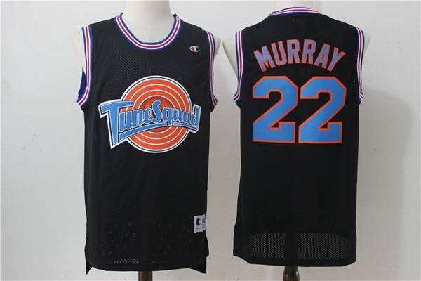 Movie Jam MURRAY Space Black Basketball Jersey (Stitched)