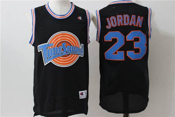 Movie Jam JORDAN Space Black Basketball Jersey (Stitched)