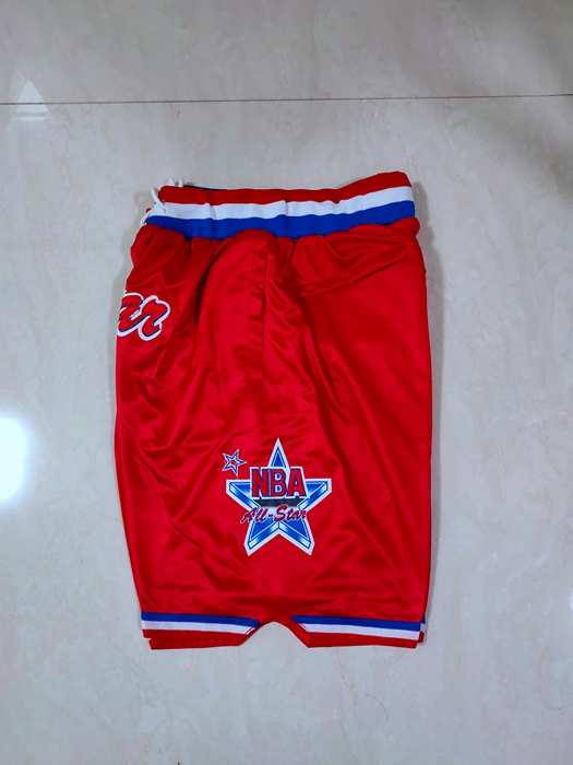 2003 All Star Just Don Red Basketball Shorts