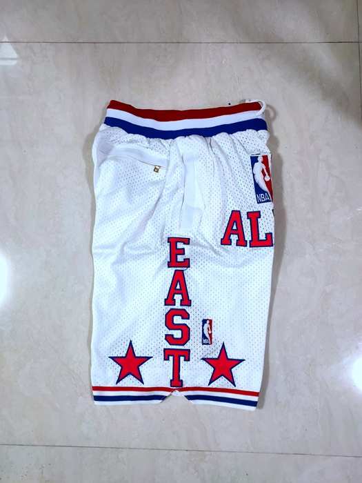 2003 All Star Just Don White Basketball Shorts