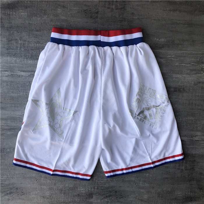 2019 All Star White Basketball Shorts