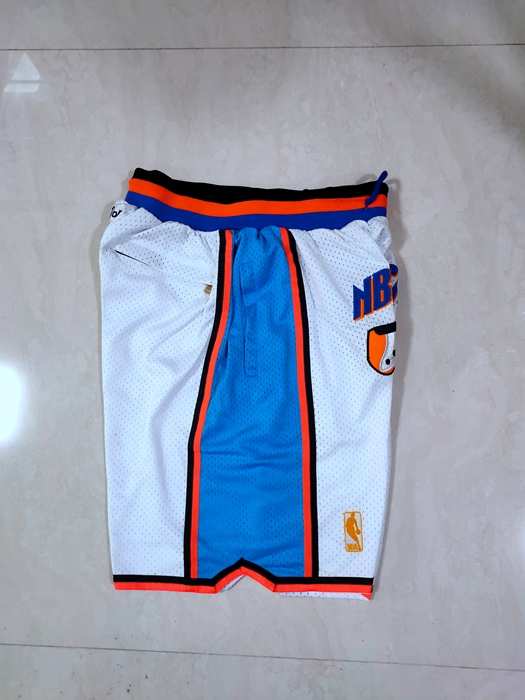 1997 All Star Just Don White Basketball Shorts