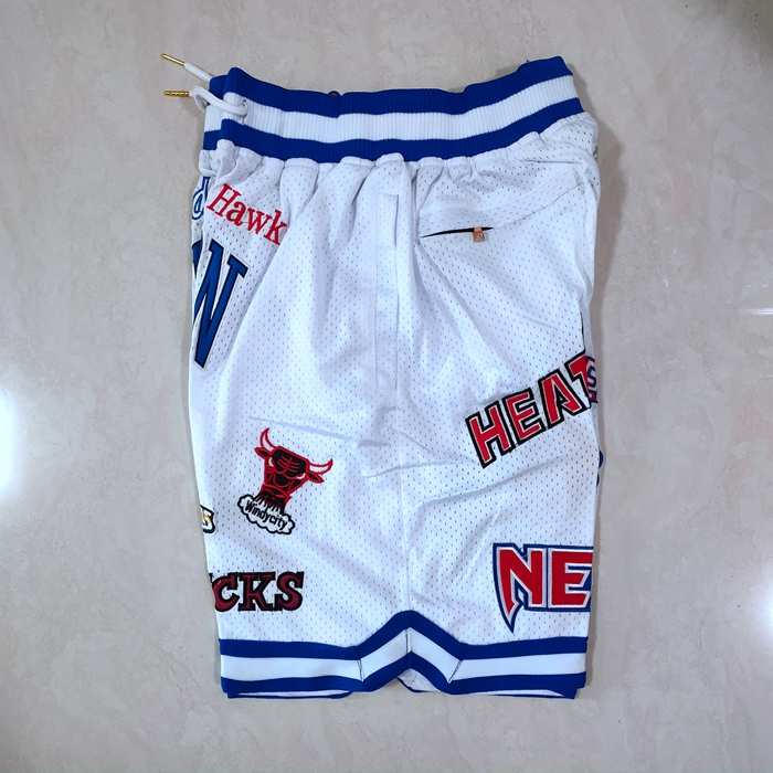 All Star Just Don White Basketball Shorts