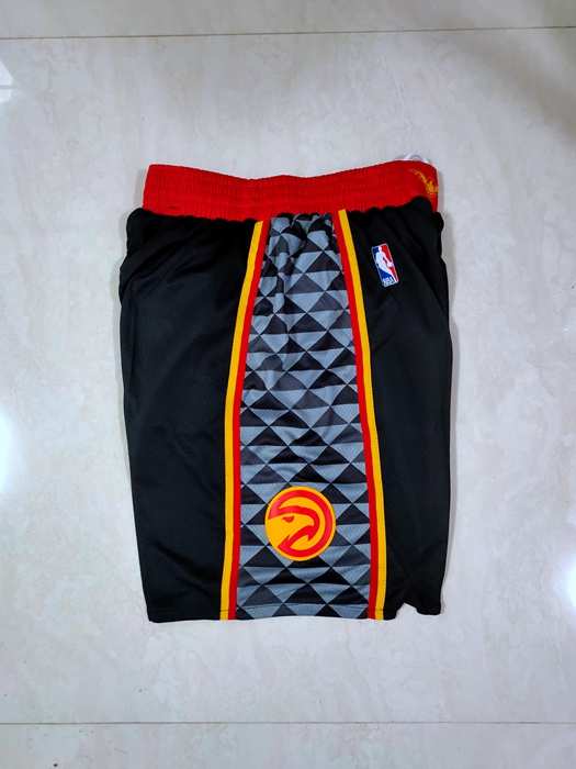 Atlanta Hawks Black Basketball Shorts