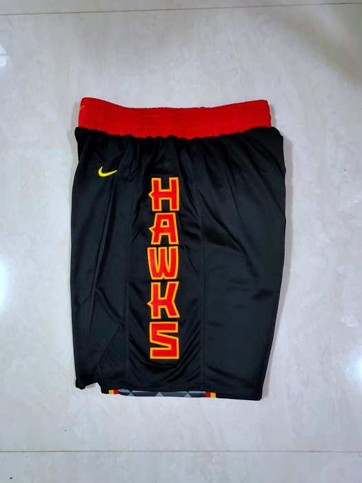 Atlanta Hawks Black Basketball Shorts