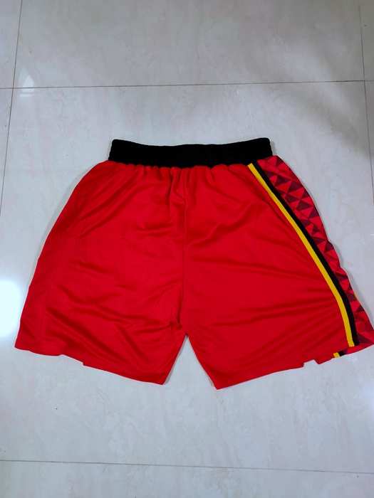 Atlanta Hawks Red Basketball Shorts