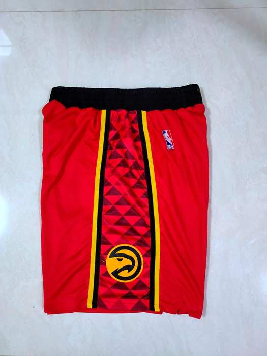 Atlanta Hawks Red Basketball Shorts