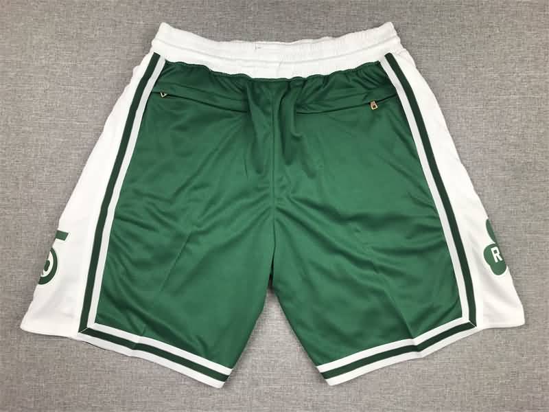 Boston Celtics Just Don Green Basketball Shorts 04