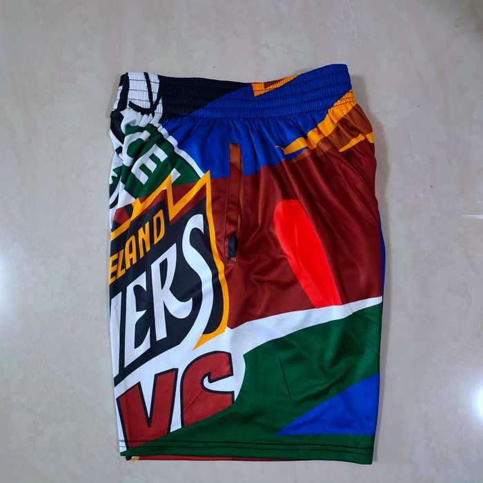 Boston Celtics Mitchell&Ness Red Blue Basketball Shorts