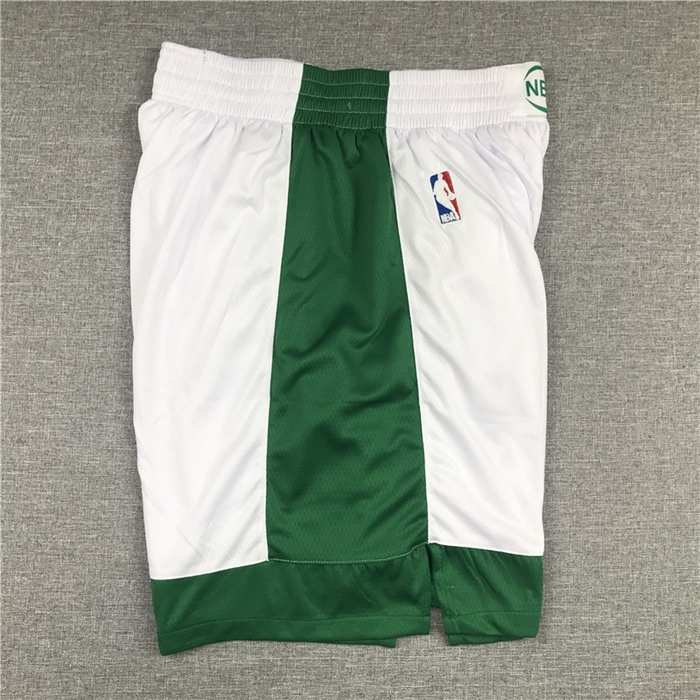 Boston Celtics White City Basketball Shorts