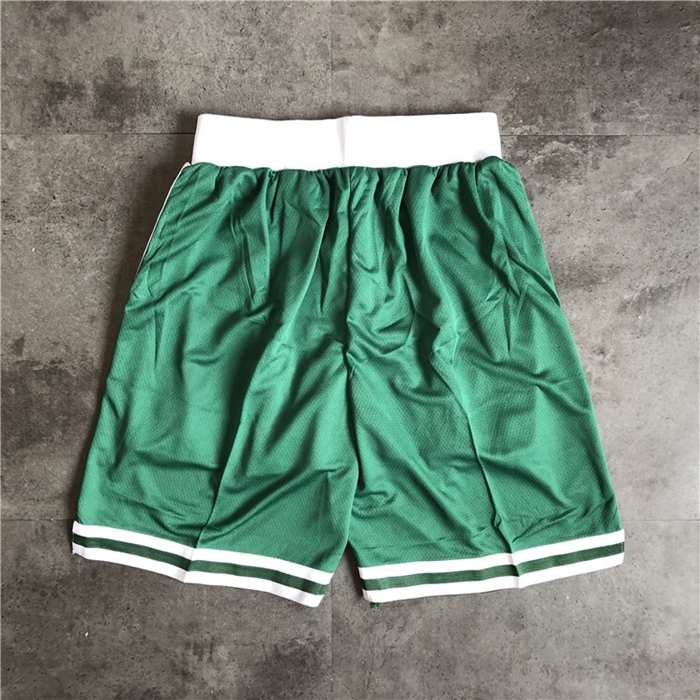 Boston Celtics Green Basketball Shorts 02