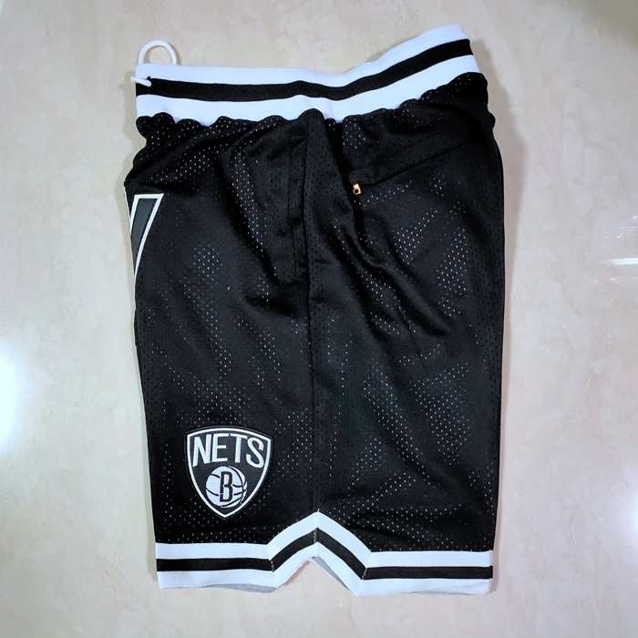 Brooklyn Nets Just Don Black Basketball Shorts