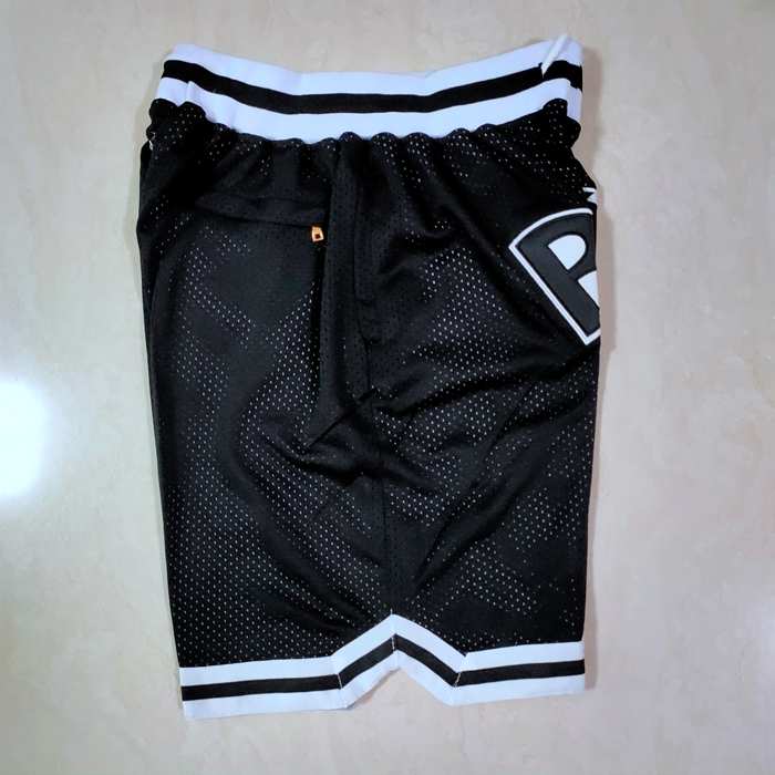 Brooklyn Nets Just Don Black Basketball Shorts