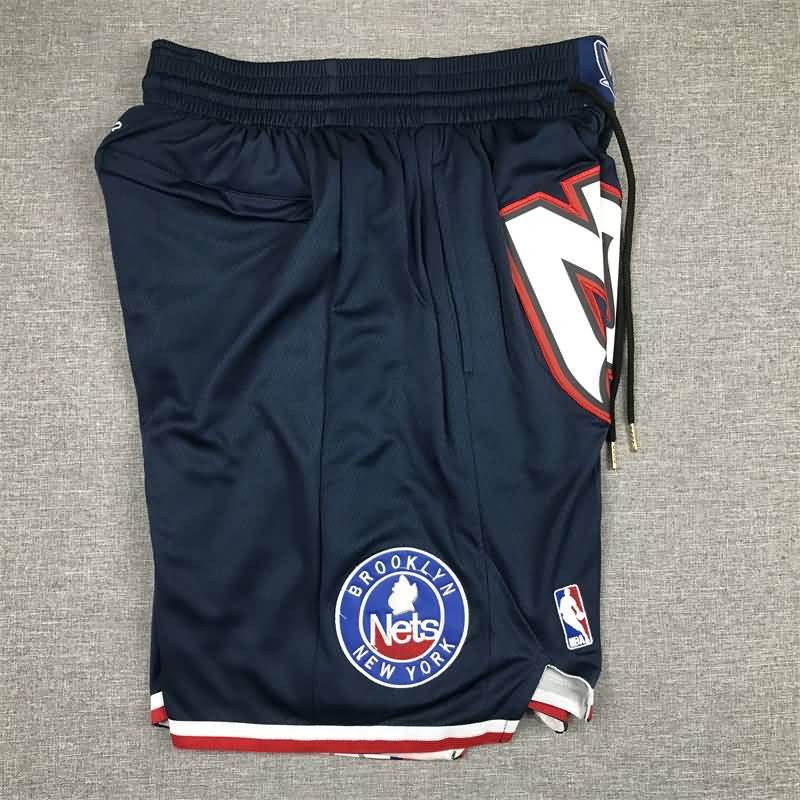 Brooklyn Nets Just Don Dark Blue Basketball Shorts