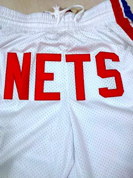 Brooklyn Nets Just Don White Basketball Shorts