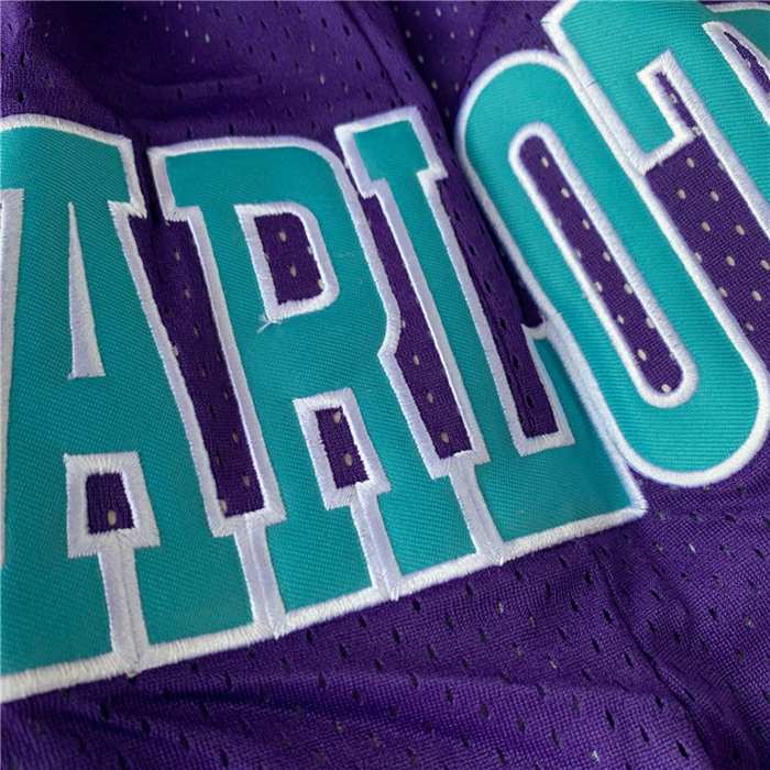 Charlotte Hornets Just Don Purple Basketball Shorts