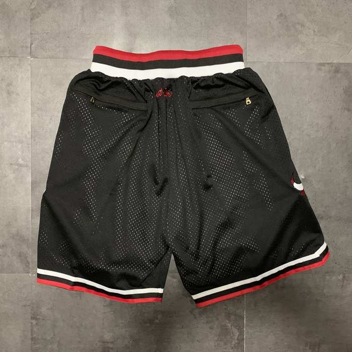 Chicago Bulls Just Don Black Basketball Shorts