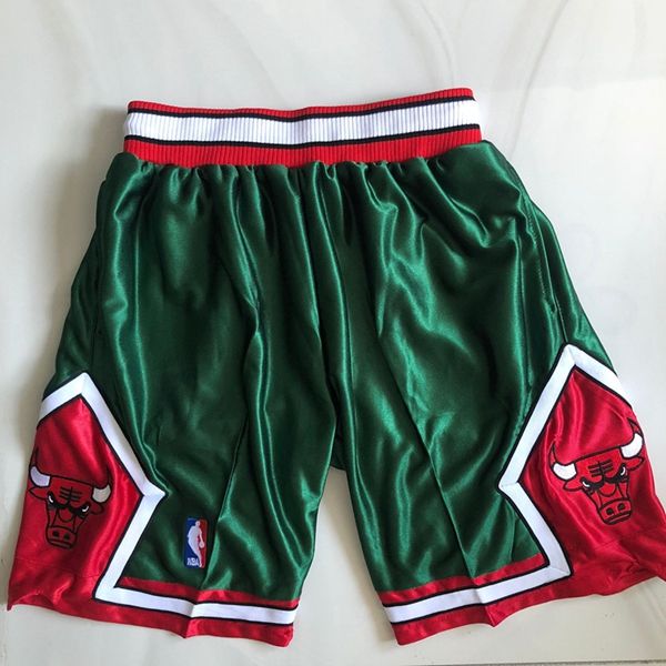 Chicago Bulls Mitchell&Ness Green Basketball Shorts