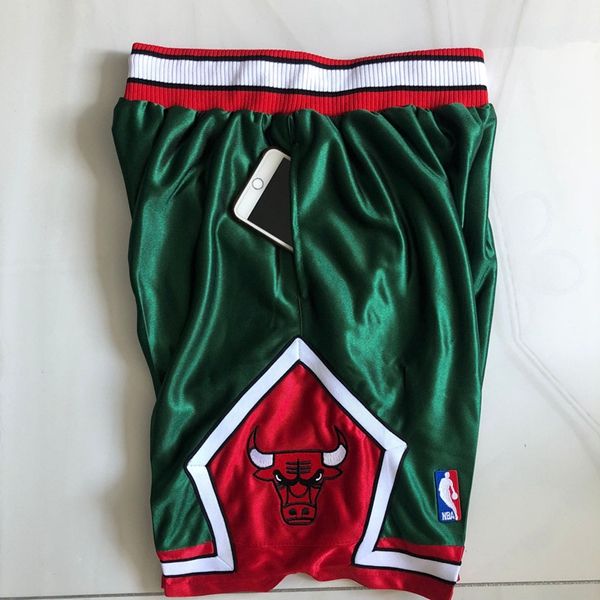 Chicago Bulls Mitchell&Ness Green Basketball Shorts