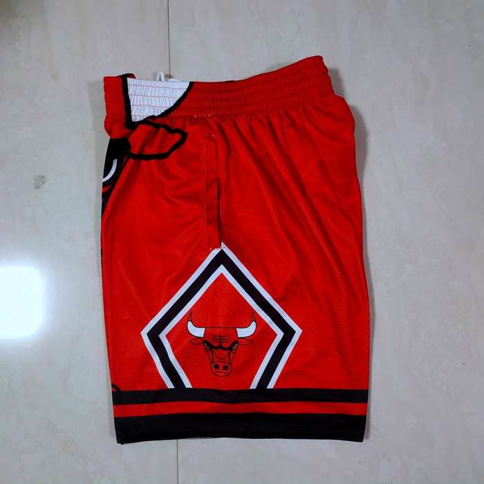 Chicago Bulls Mitchell&Ness Red Basketball Shorts