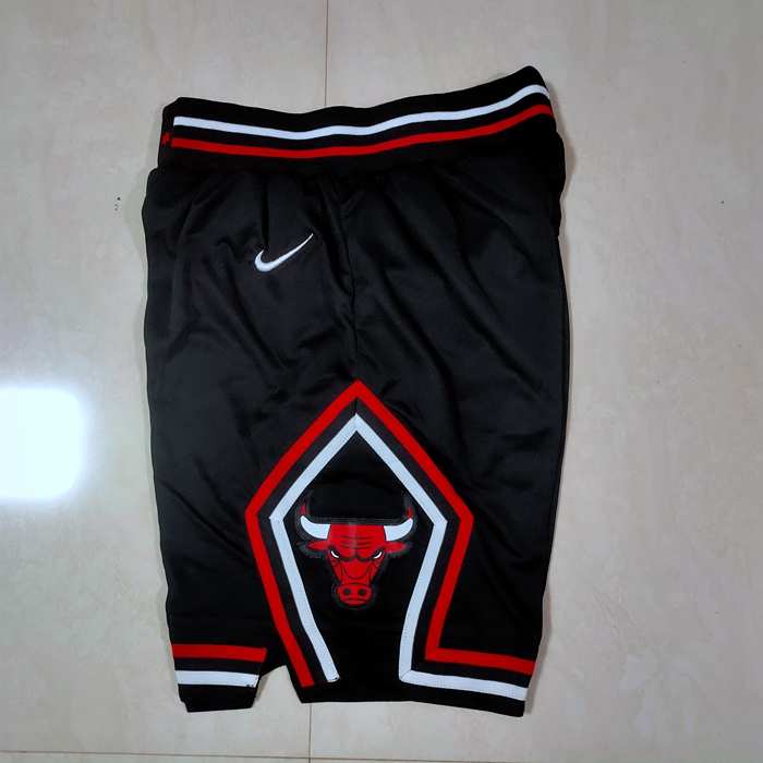 Chicago Bulls Black Basketball Shorts 02