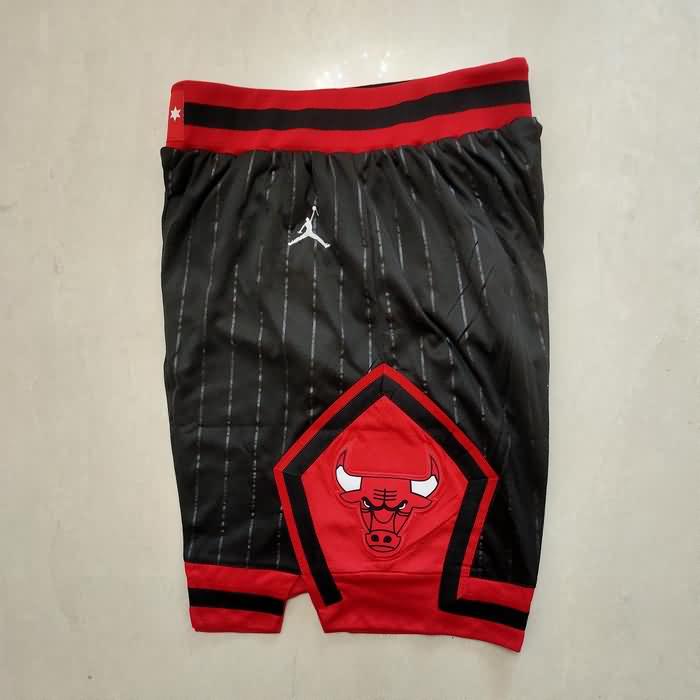 Chicago Bulls Black Basketball Shorts 03