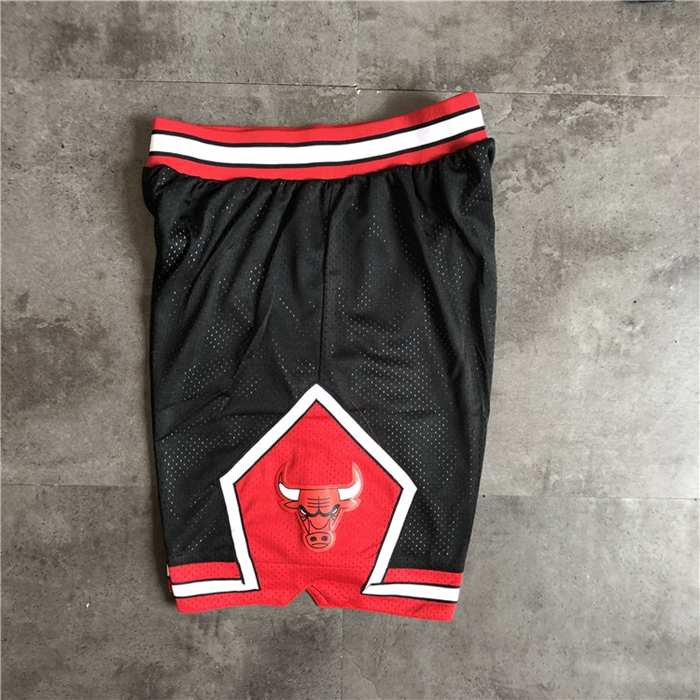 Chicago Bulls Black Classics Basketball Shorts 02